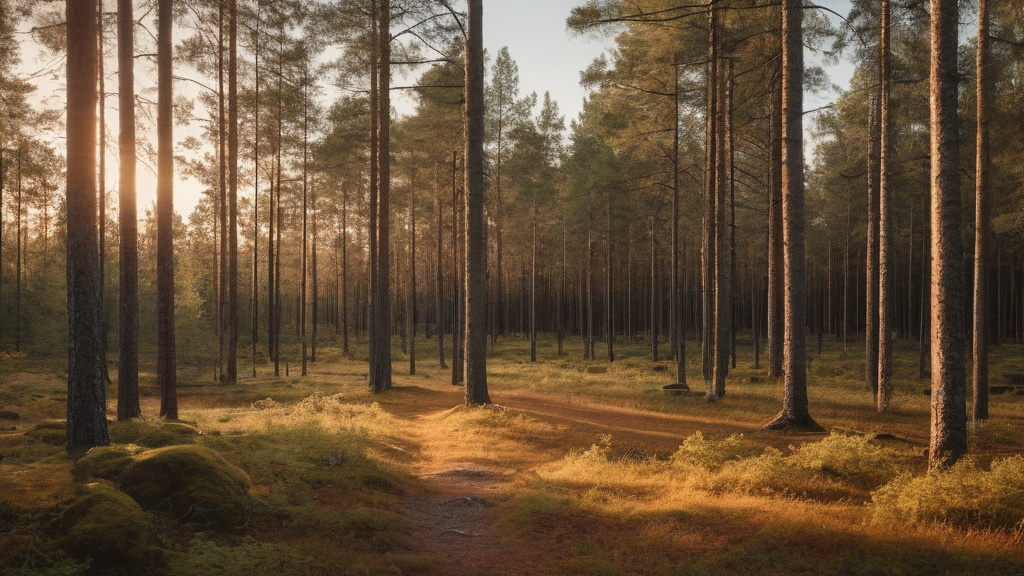 En stilla skogsstig i gryning — bilden representerar balans, eftertanke och vikten av ansvarsfullt spel.